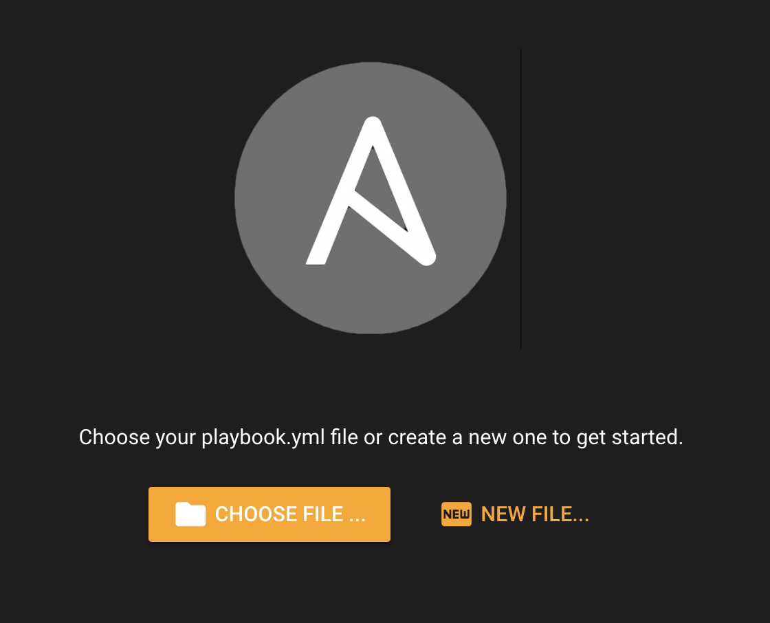 Choose your Ansible file