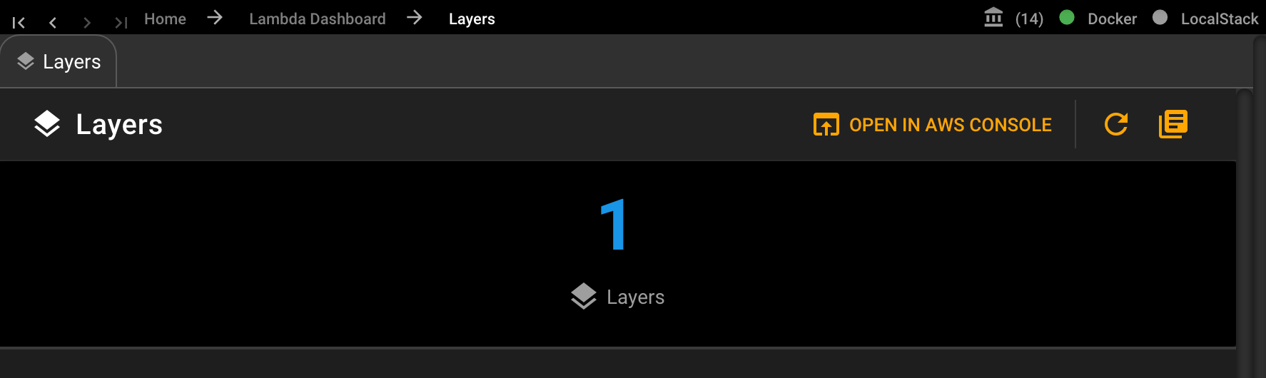 Lambda Layers Dashboard