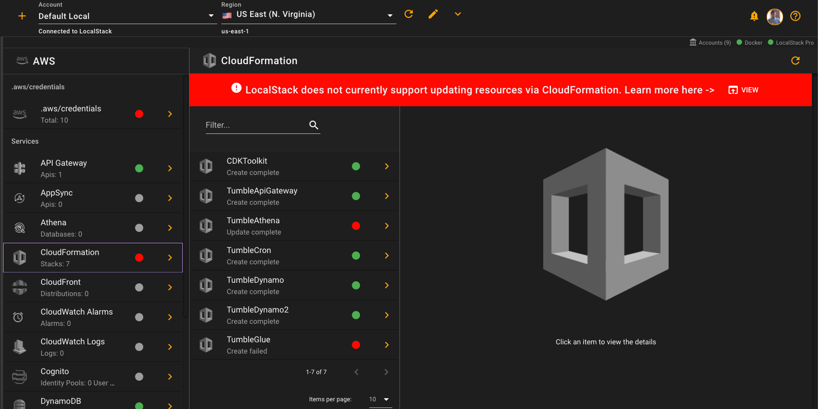 CloudFormation LocalStack